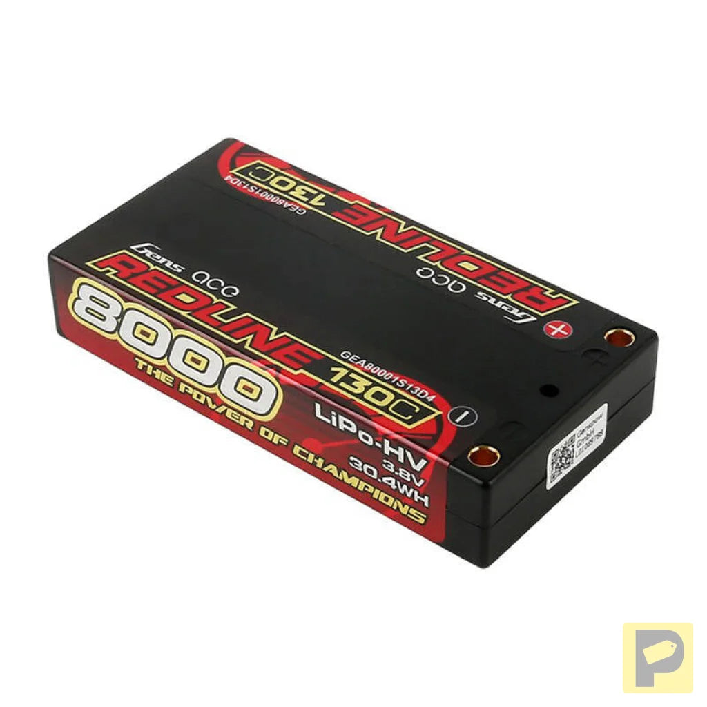 Lipo Battery GENS ACE 8000mAh 3.8V 1S2P 130C