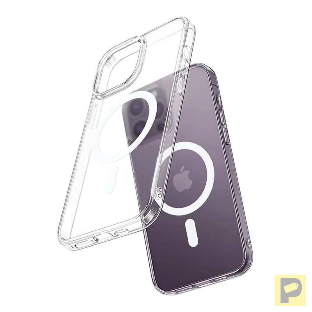 Magnetic case McDodo for iPhone 15 Pro (clear)