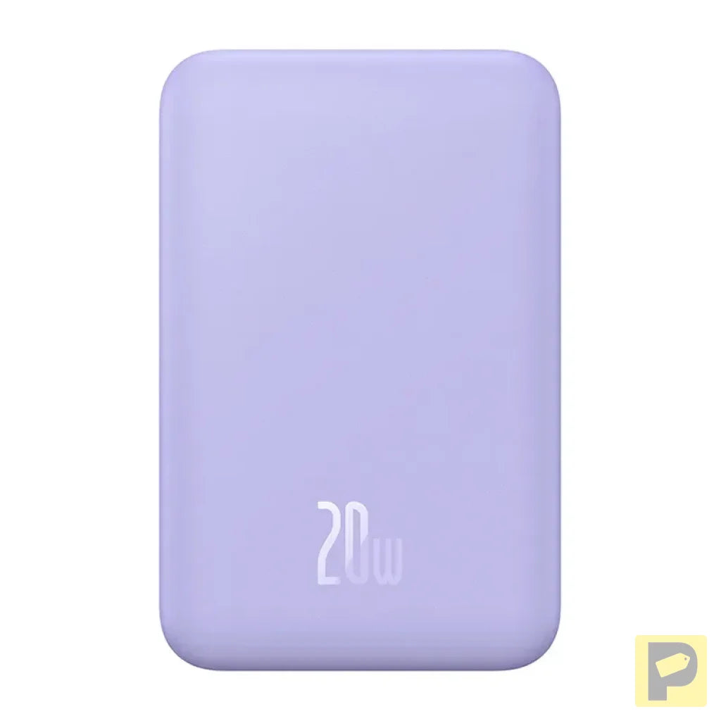 Magnetic Mini Powerbank Baseus 5000mAh 20W (purple)