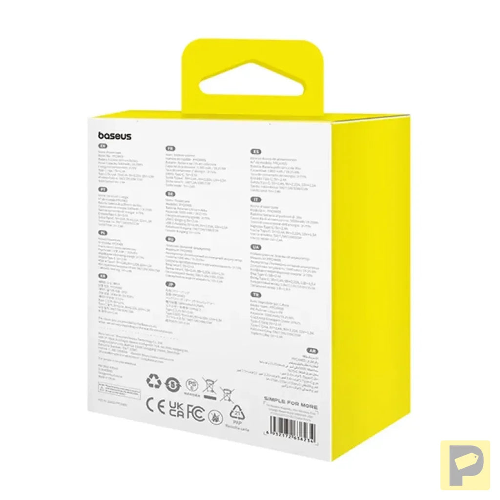 Magnetic Mini Powerbank Baseus 5000mAh 20W (purple)