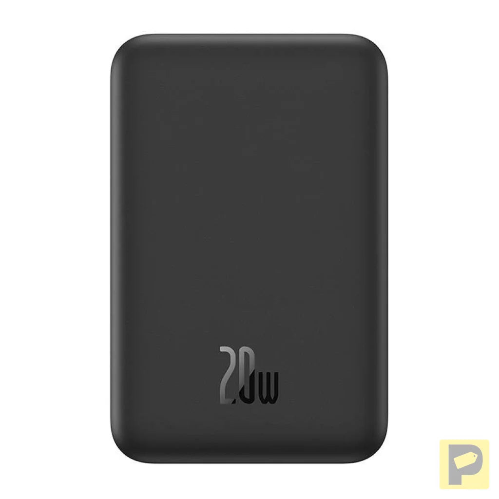 Magnetic Mini Powerbank Baseus 5000mAh, USB-C 20W (black)