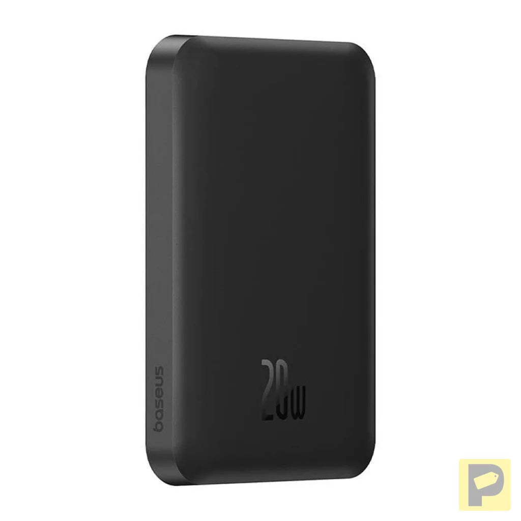 Magnetic Mini Powerbank Baseus 5000mAh, USB-C 20W (black)