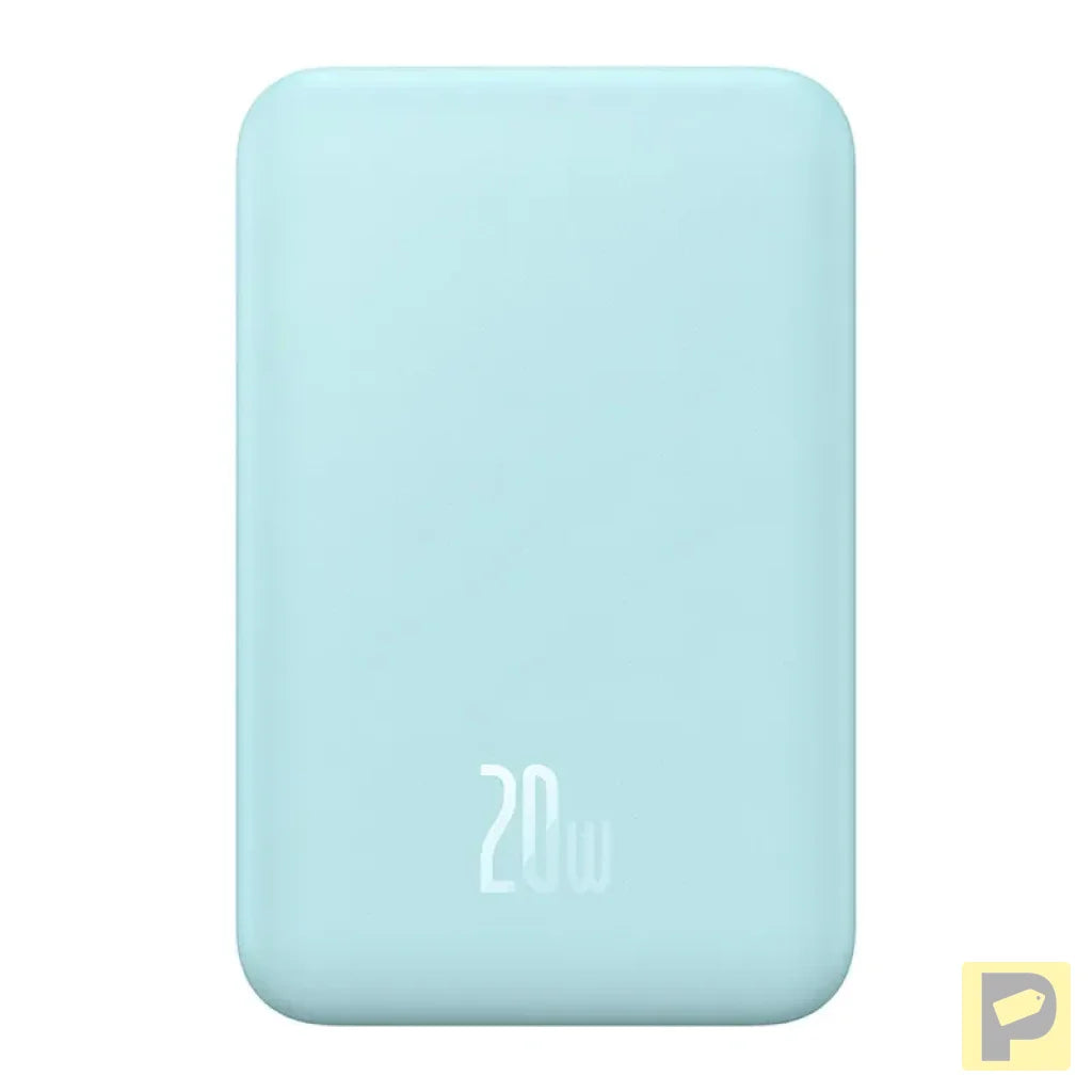 Magnetic Mini Powerbank Baseus 5000mAh, USB-C 20W (blue)