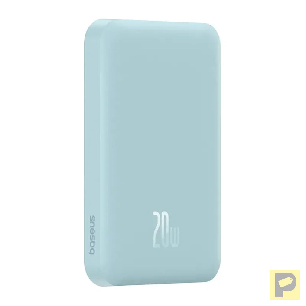 Magnetic Mini Powerbank Baseus 5000mAh, USB-C 20W (blue)