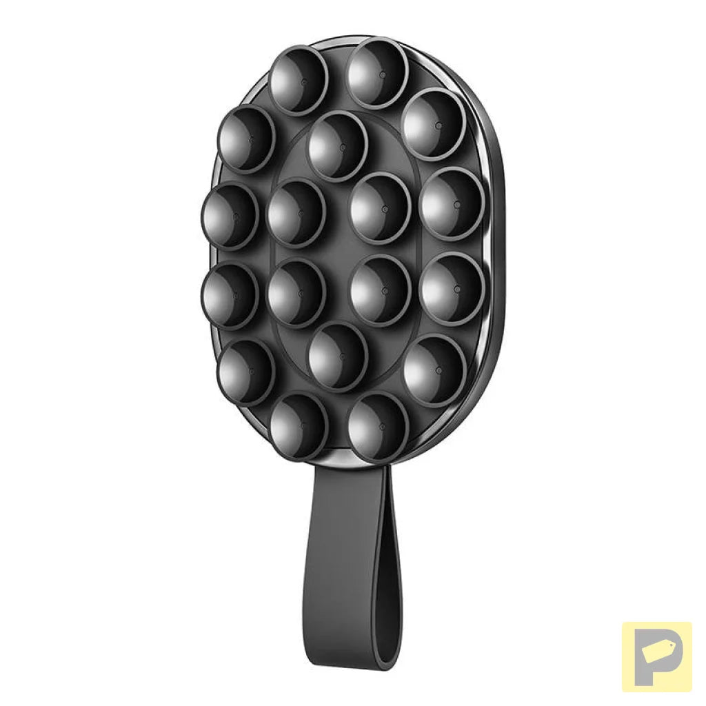 Magnetic phone holder with suction cups Joyroom JR-ZS393-S (black)