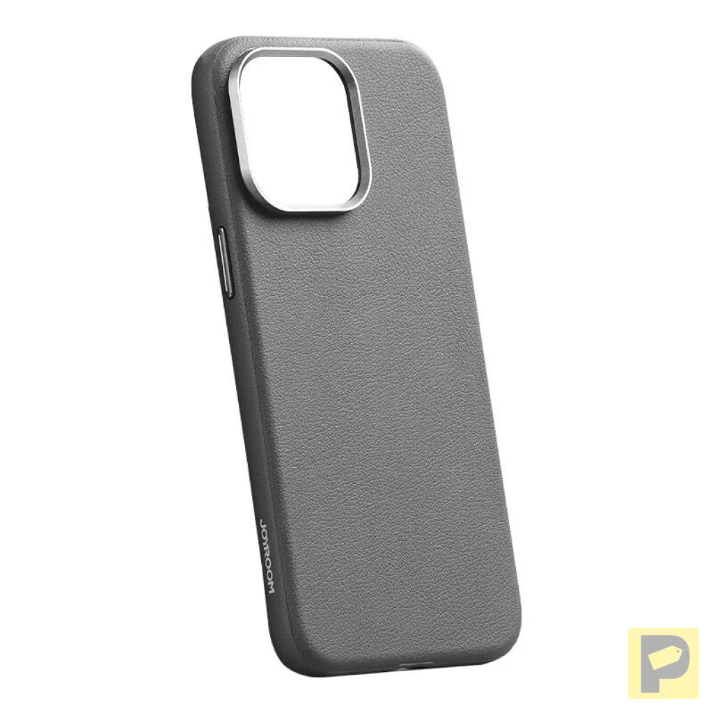 Magnetic protective phone case Joyroom JR-BP007 for iPhone 15 Pro Max (gray)