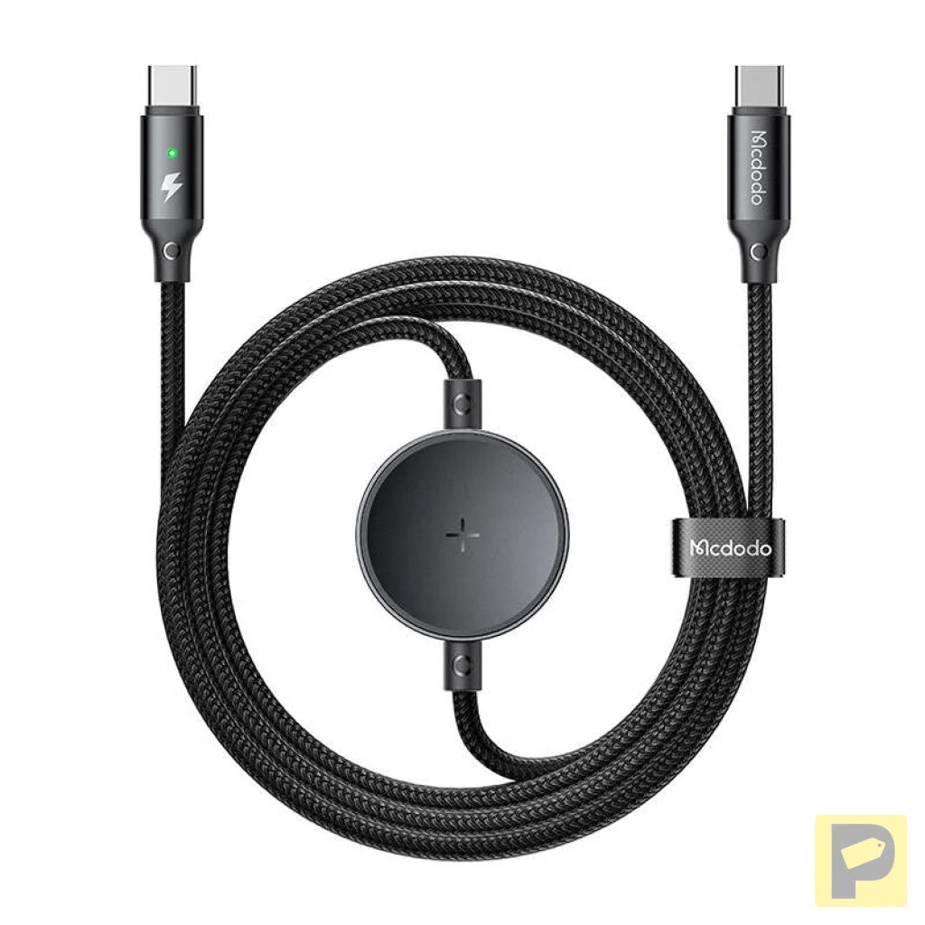 Mcdodo CA-4170 2-in-1 USB-C cable + Samsung Watch wireless charger, 60W, 1.5m