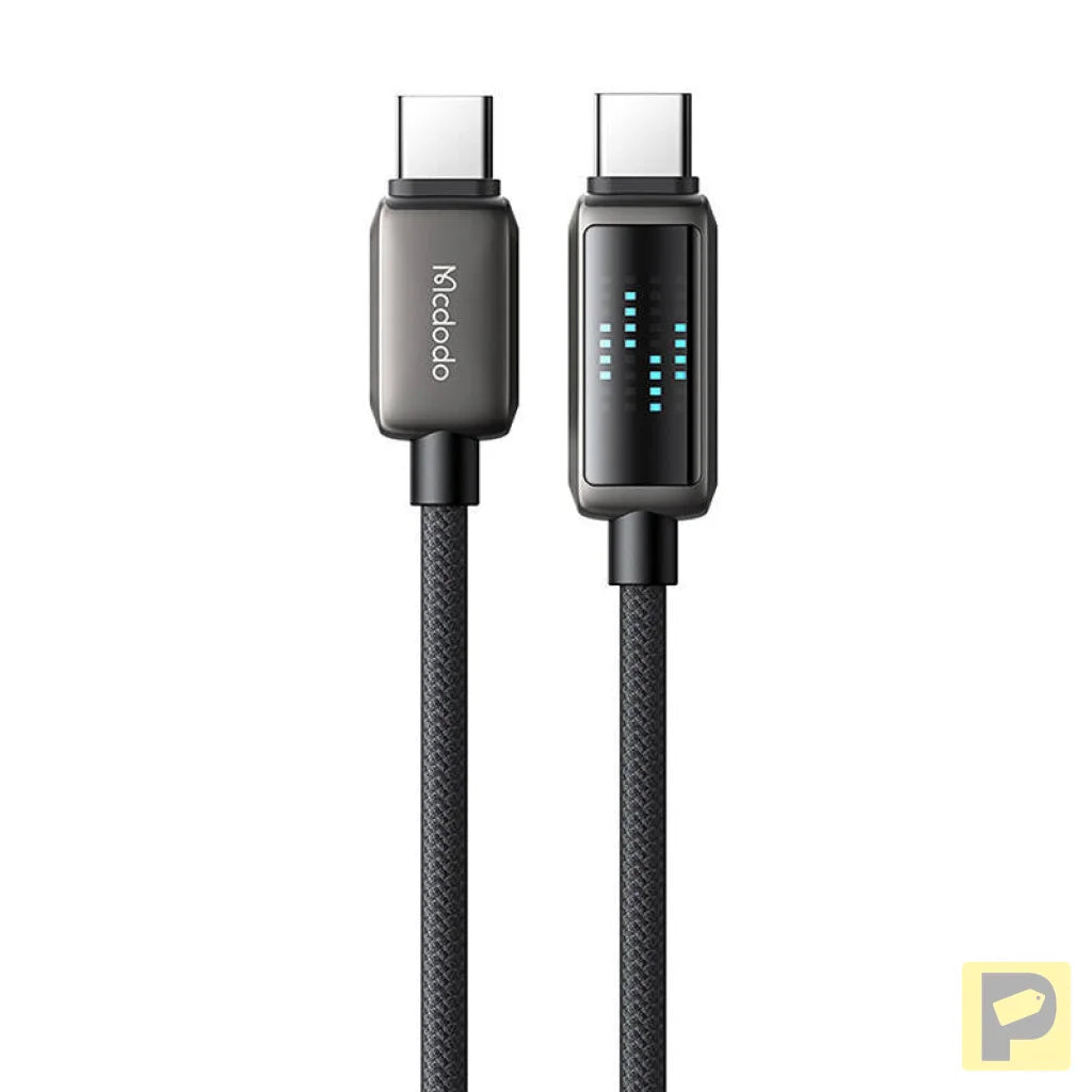Mcdodo CA-4250 USB-C to USB-C cable, 100W, LED display, 1.2m