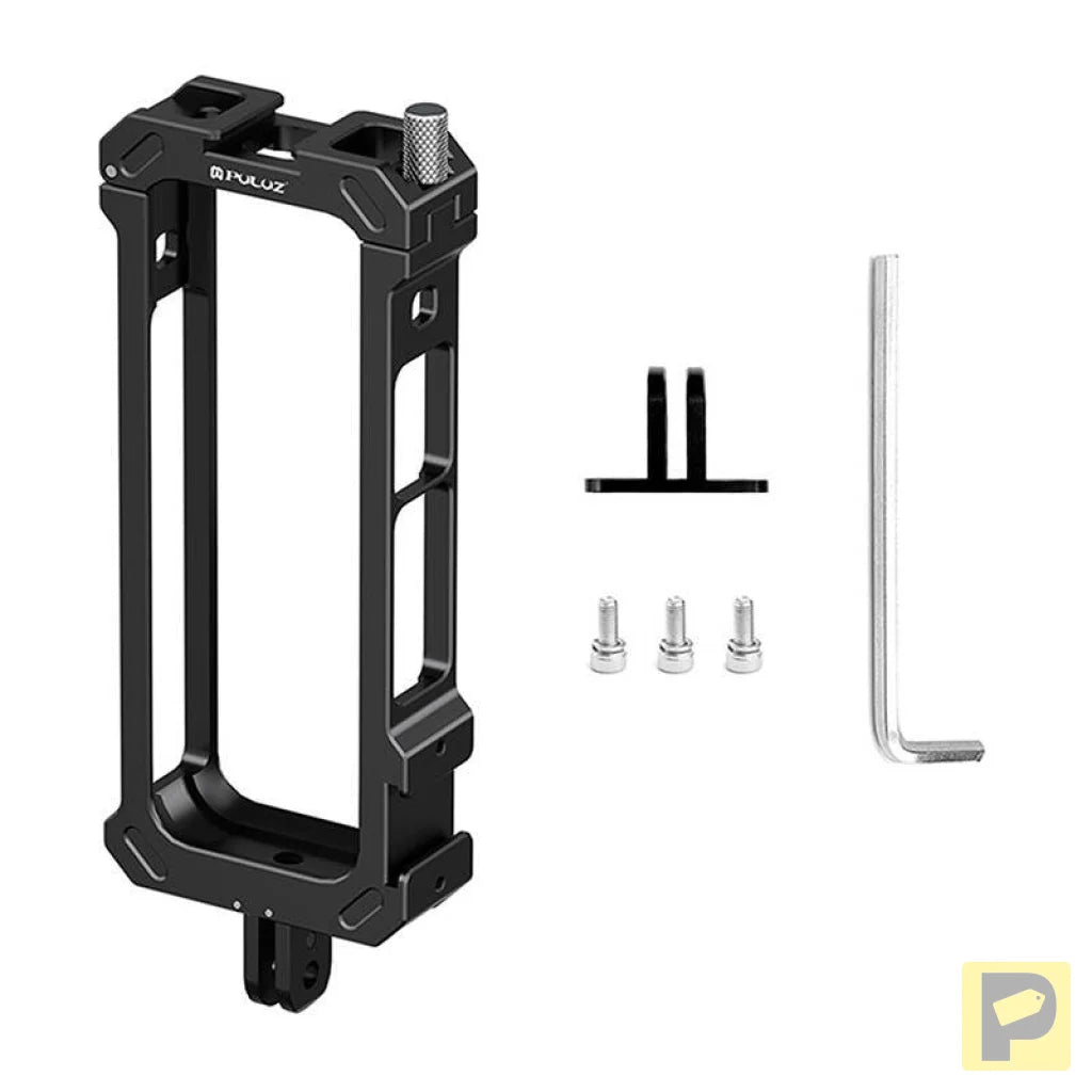 Metal protective cage PULUZ with tripod adapter for Insta360 X4