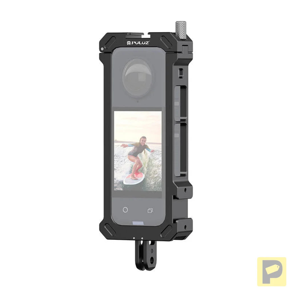 Metal protective cage PULUZ with tripod adapter for Insta360 X4