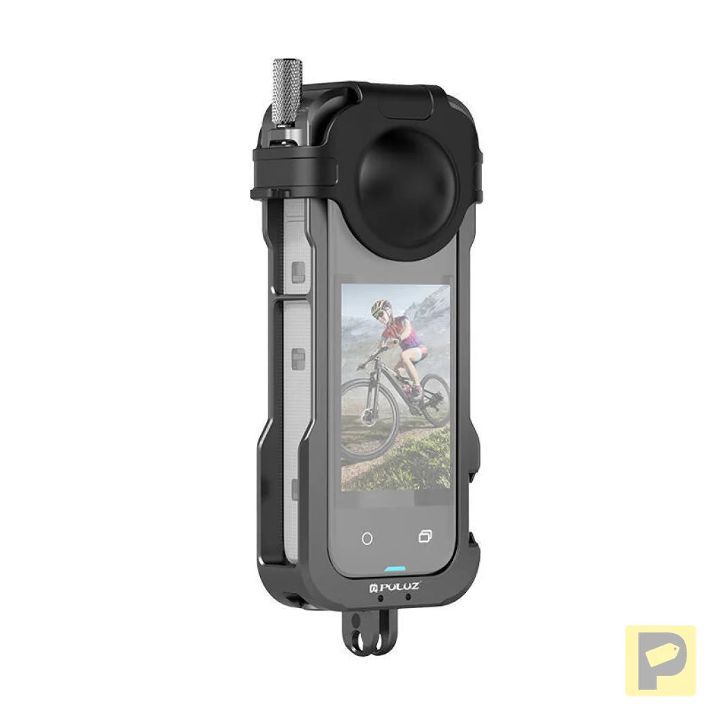Metal Protective Cage With Lens Cover PULUZ for Insta360 X4