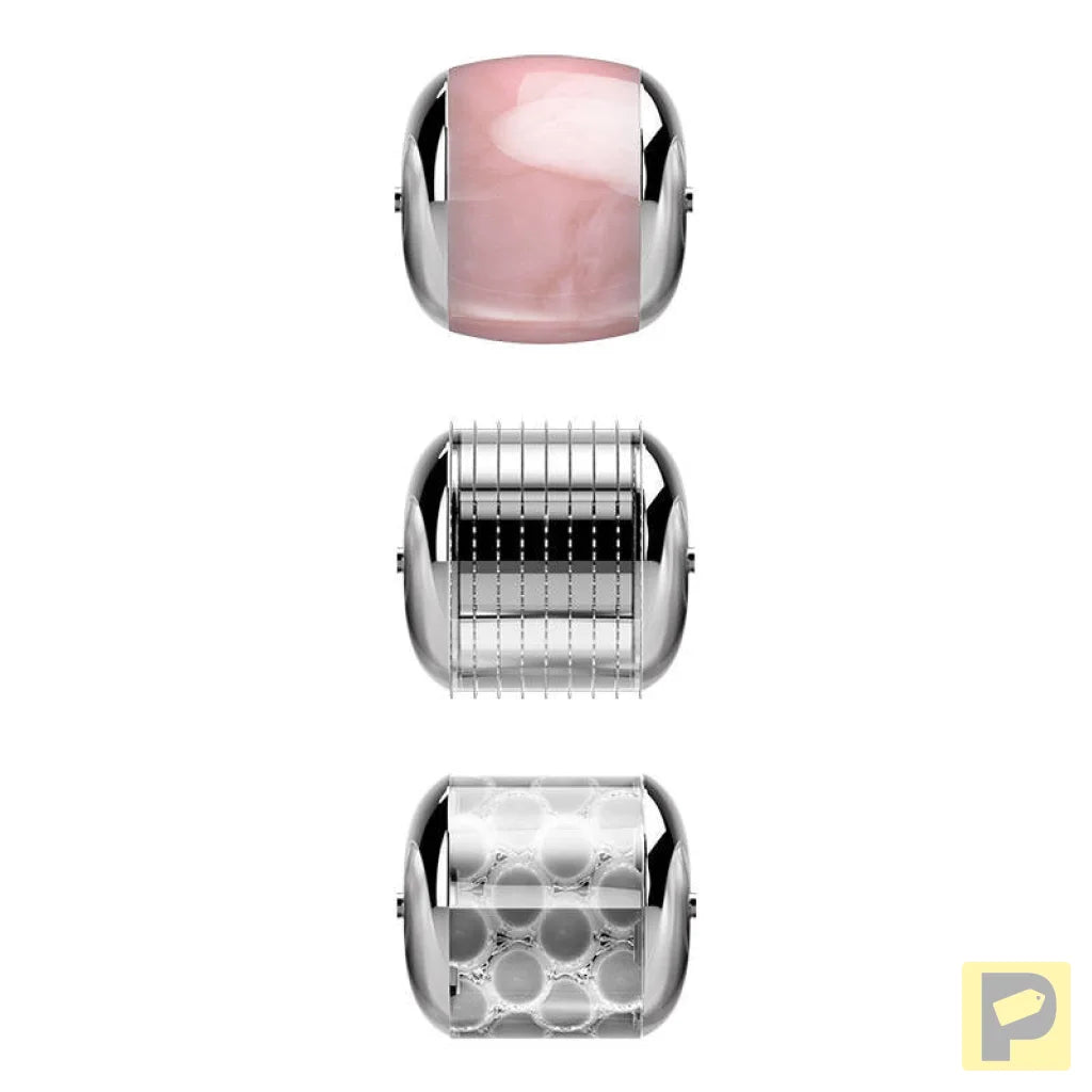 Micro Needle Face Roller 9in1 Geske with APP (gray)