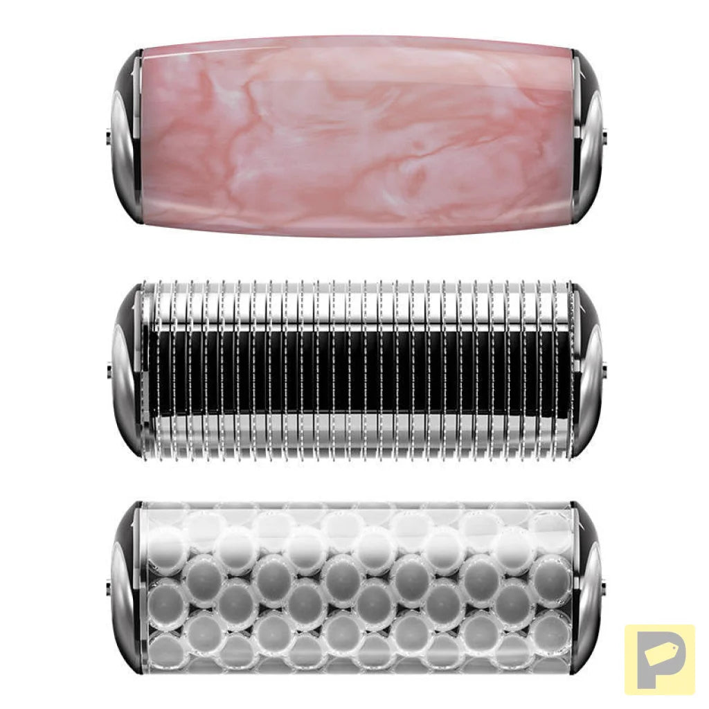 MicroNeedle Face&Body Roller 9in1 Geske with APP (magenta)