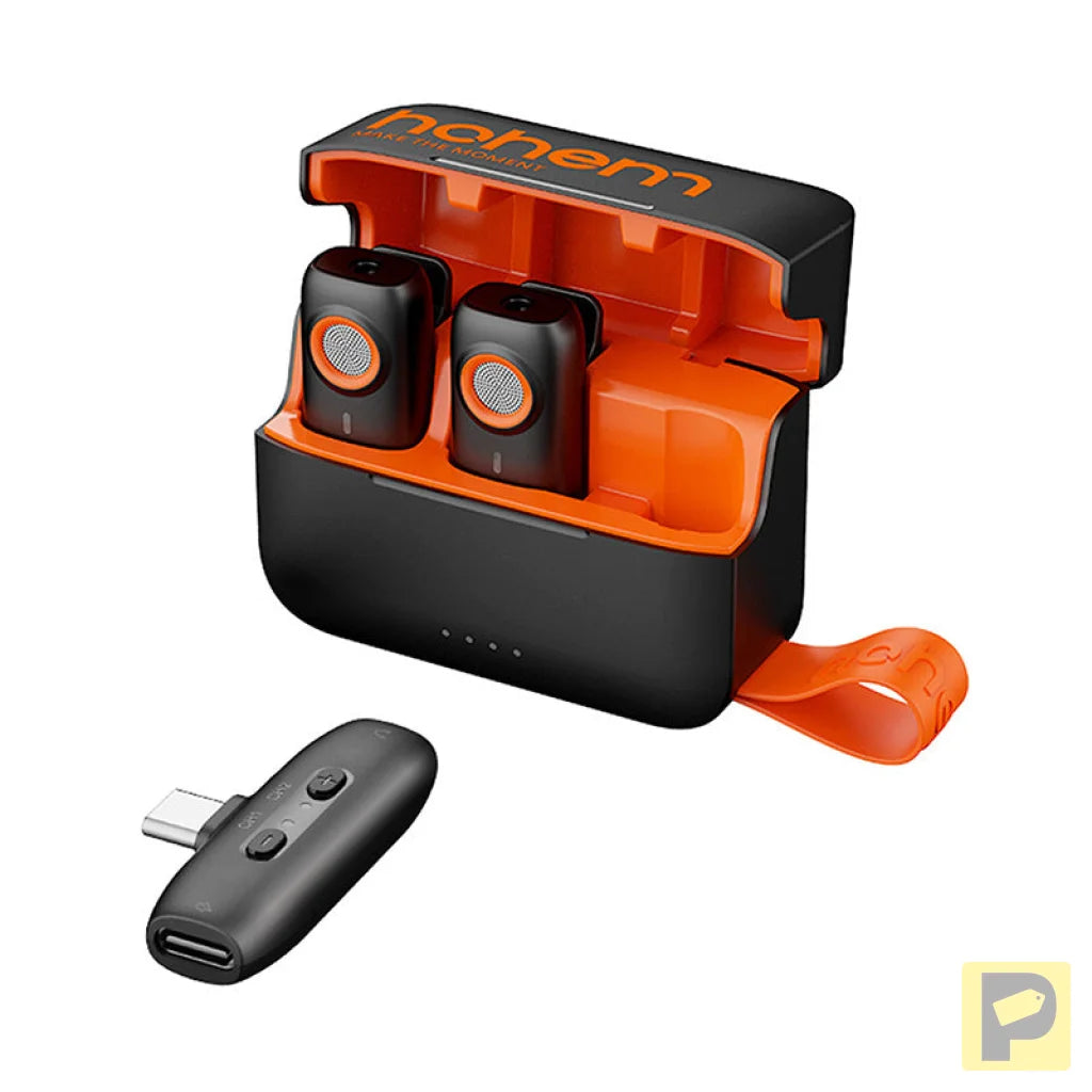 Microphone Hohem (2TX + 1RX +Charging Case )Type-C