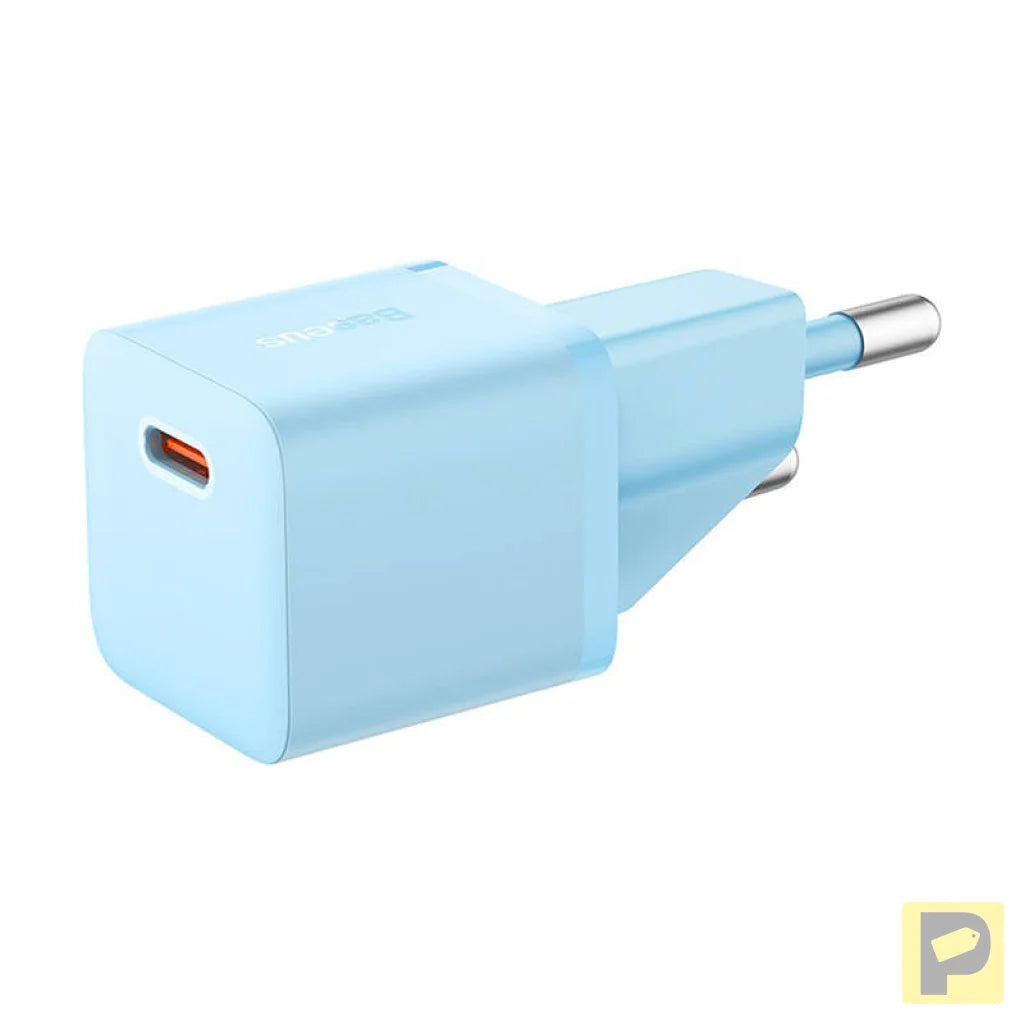 Mini wall charger Baseus GaN5 20W (blue)