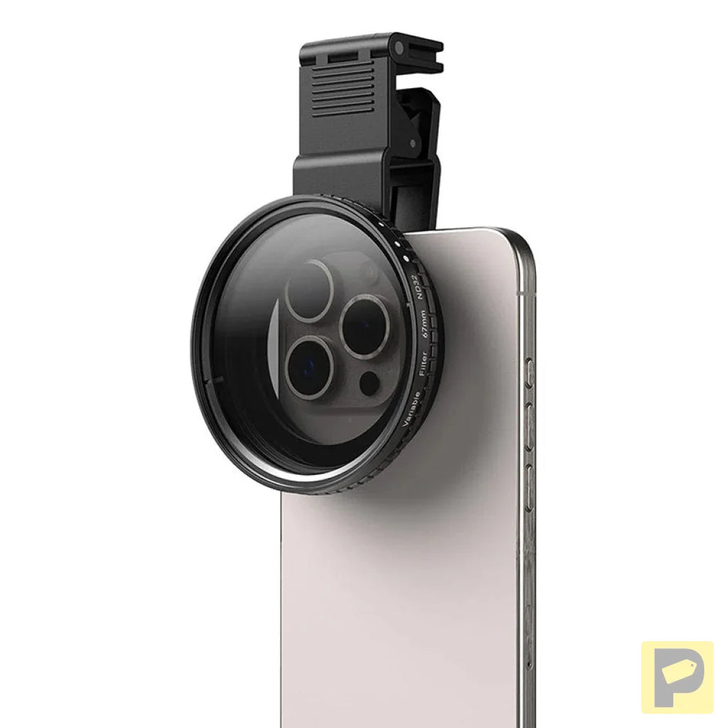 Mobile Clamp filter Apexel HD Glass 67mm ND400 APL- 67VND400