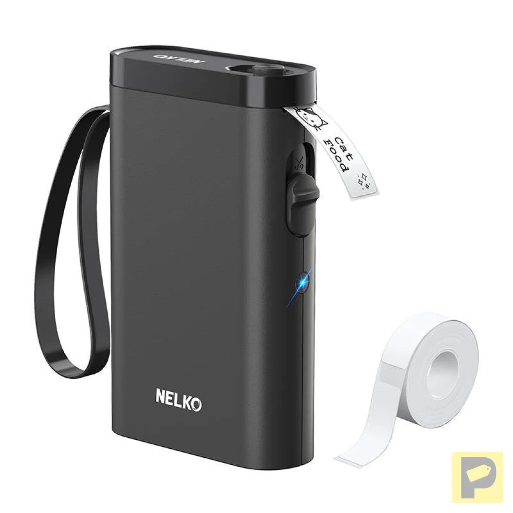 Nelko P21 thermal label printer (black)