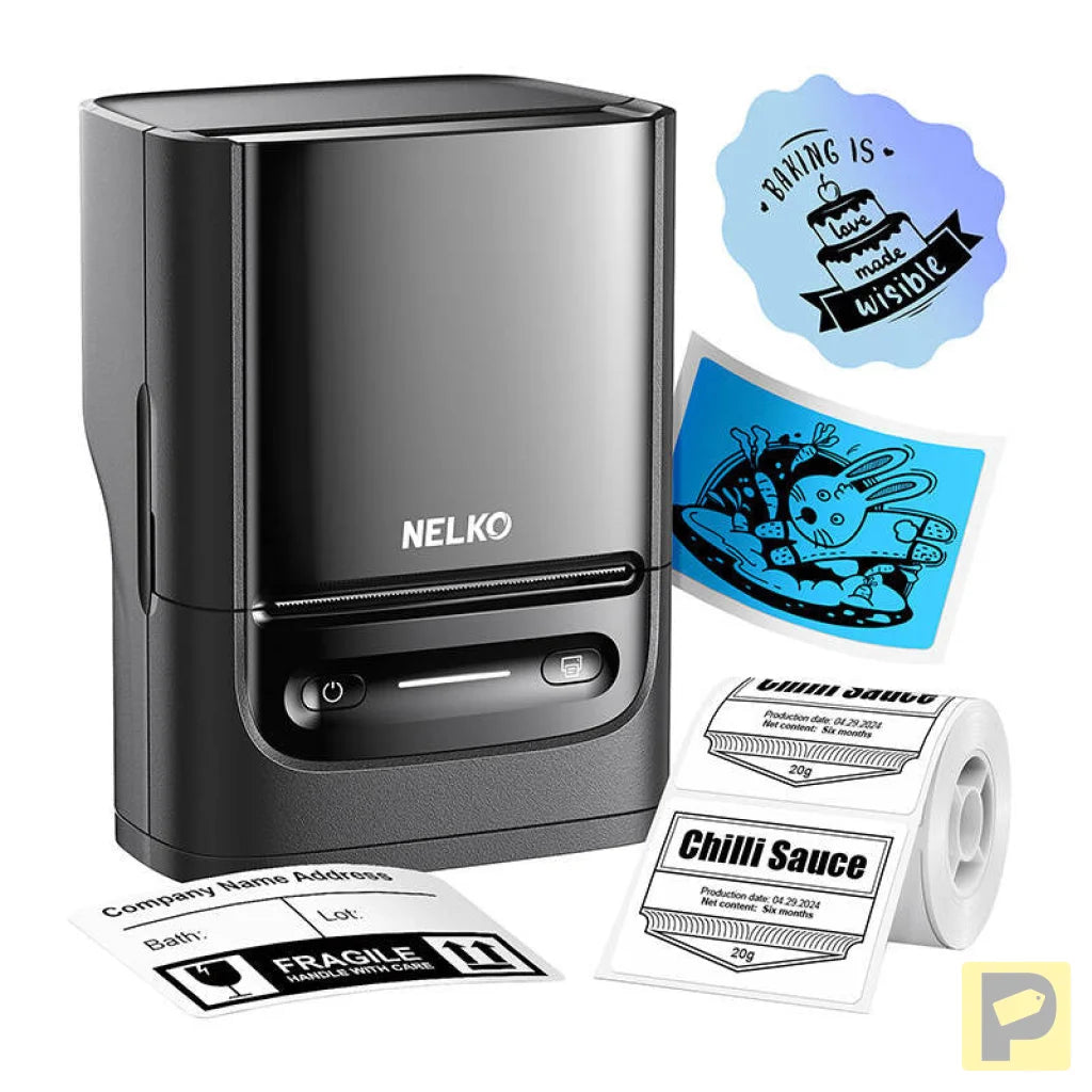 Nelko PM220 thermal label printer (black)