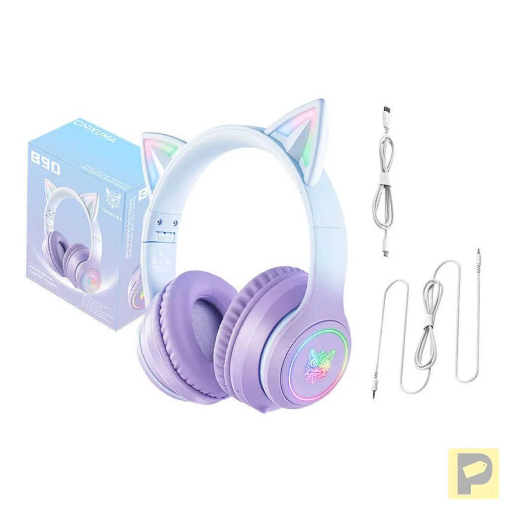 ONIKUMA B90 Gaming headset (Blue/Purple)