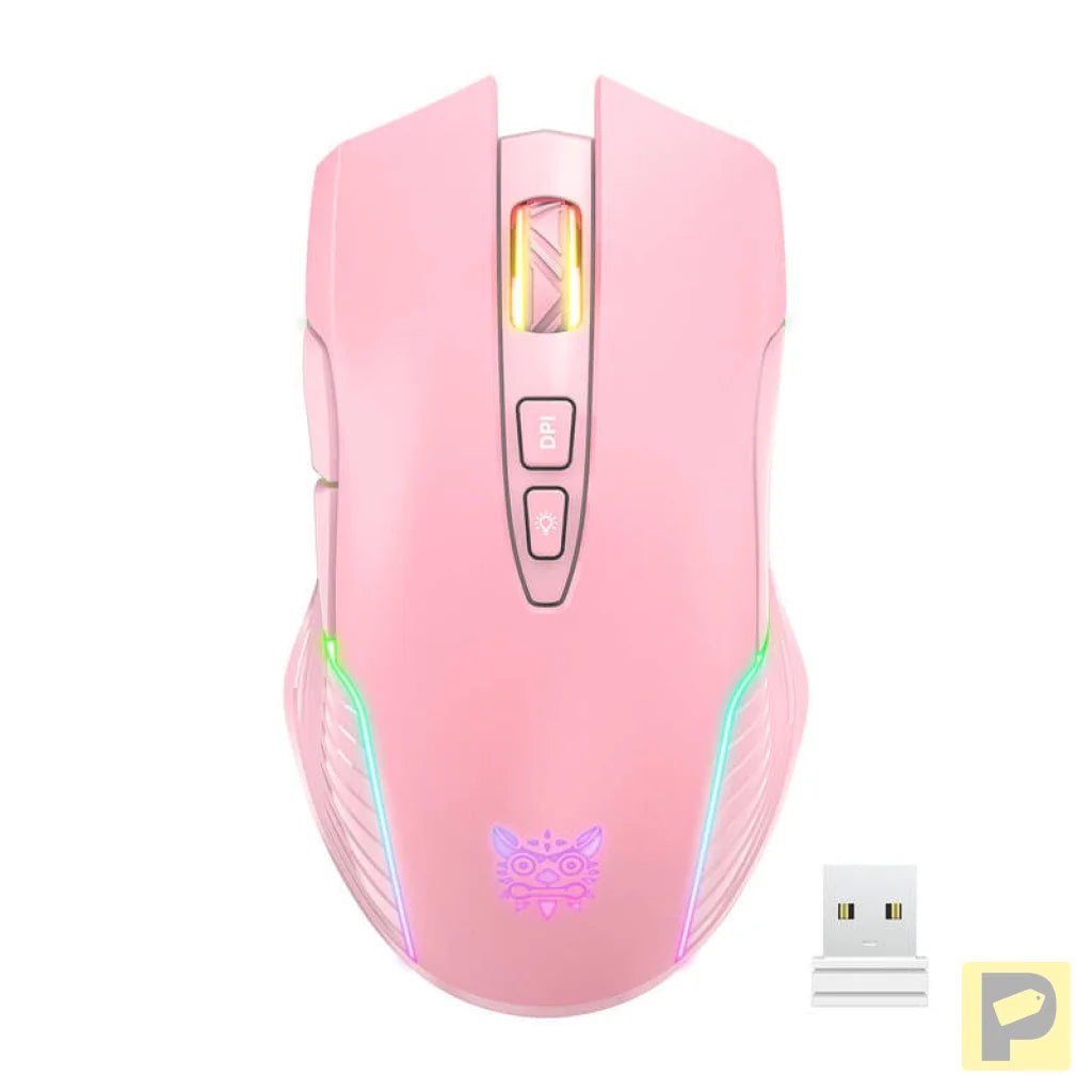 ONIKUMA CW905 Pink 2.4G Wireless Gaming Mouse