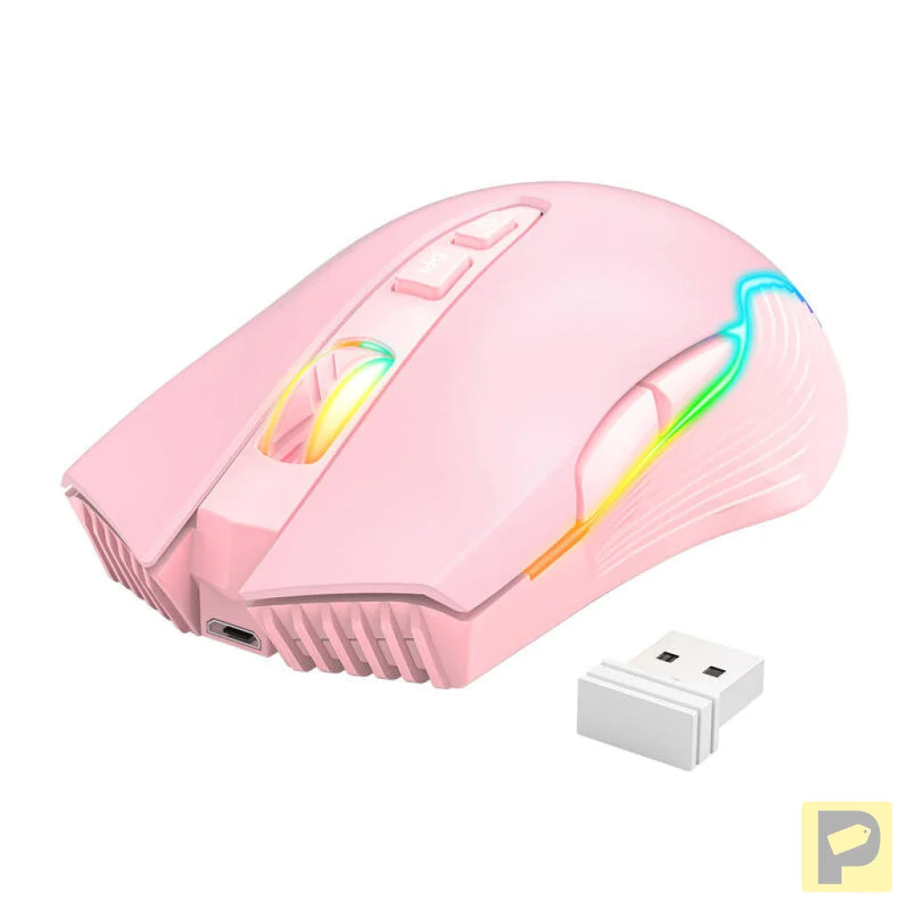 ONIKUMA CW905 Pink 2.4G Wireless Gaming Mouse