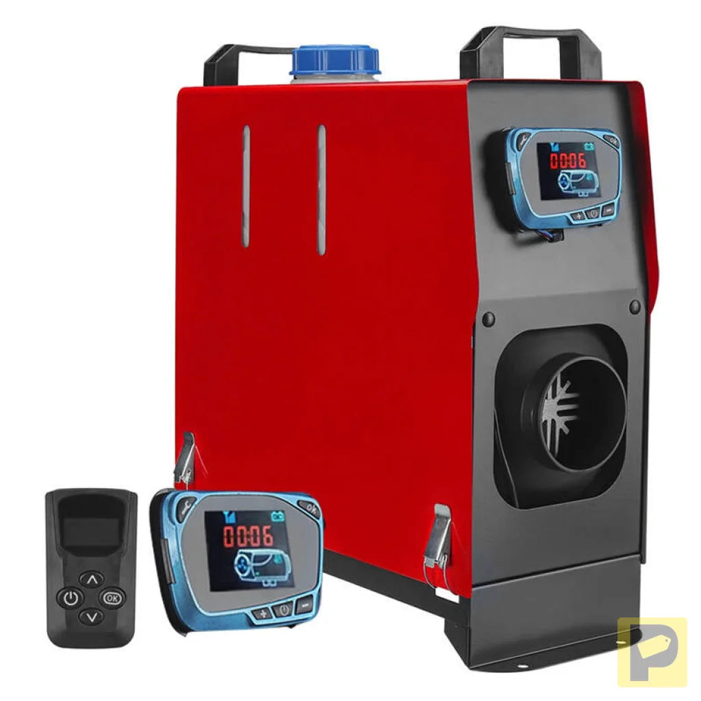 Parking heater Blitzwolf BW-AH-V2B-BT, 5kw, 12V with AC input, app-controlled + adapter + controller with display + Bluetooth