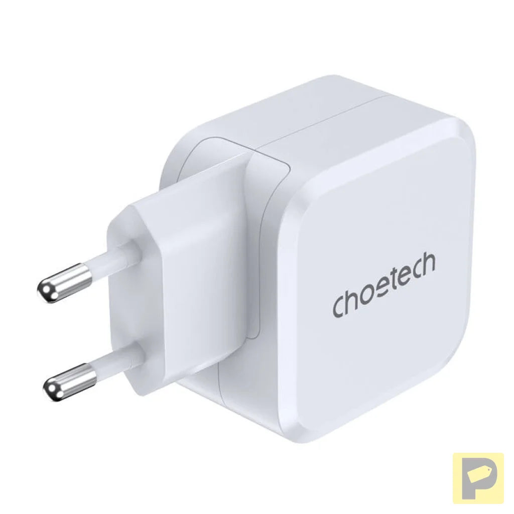 PD8007 USB-C PD45W power charger Choetech EU (white)