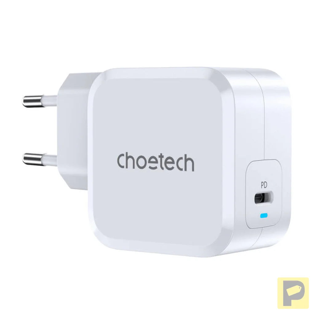 PD8007 USB-C PD45W power charger Choetech EU (white)