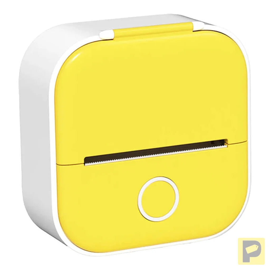 Phomemo T02 portable label printer (yellow)