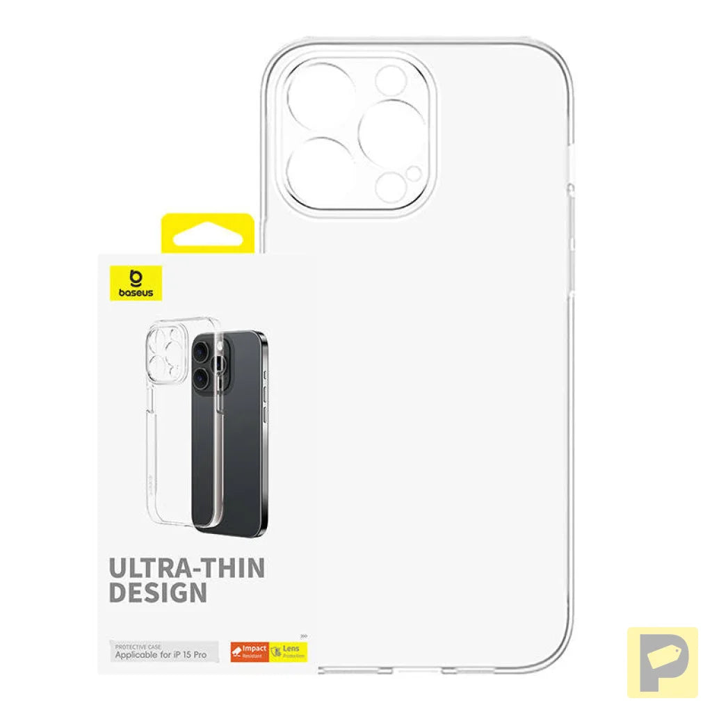 Phone Case for iPhone 15 Pro Baseus OS-Lucent Series (Clear)