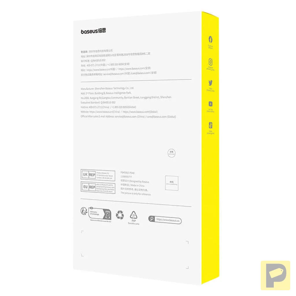 Phone Case with Stand Baseus SkyRing 360° for iP 15 +tempered-glass and cleaning kit (black)