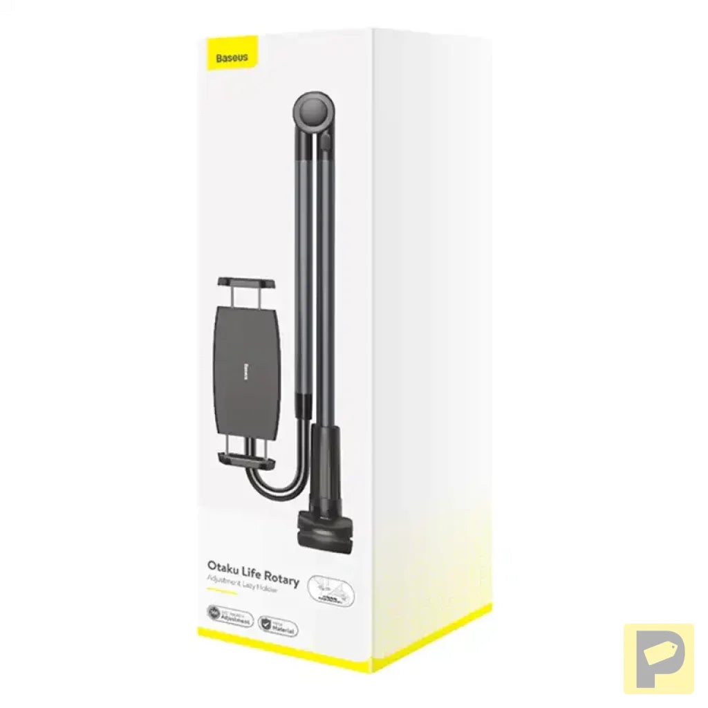 Phone / tablet rotary clip holder Baseus Otaku Life Rotary Pro (gray)
