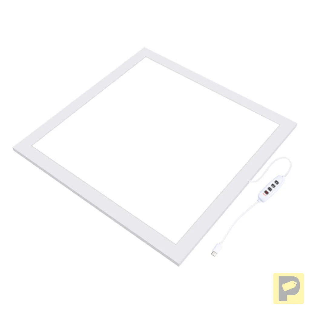 Photography Shadowless Light Lamp Panel PULUZ 1200LM LED 33.3cm x 33.3cm Effective Area