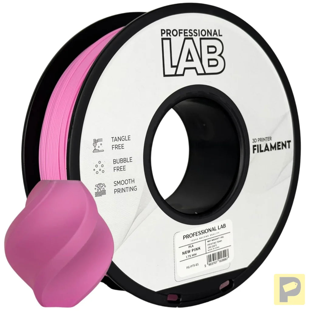 PLA is a basic and user-friendly filament, perfect for beginners. It prints easily, has good layer adhesion, and low warping.