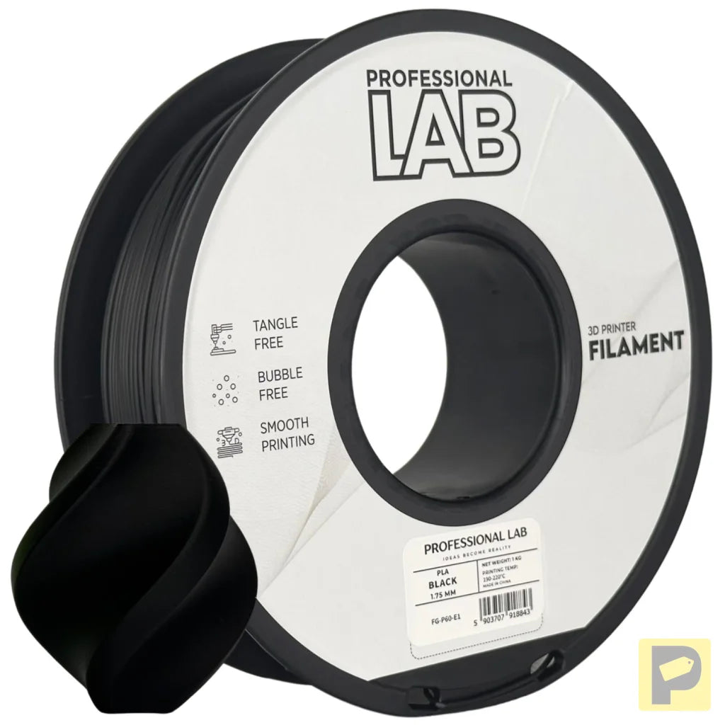 PLA is a basic and user-friendly filament, perfect for beginners. It prints easily, has good layer adhesion, and low warping.