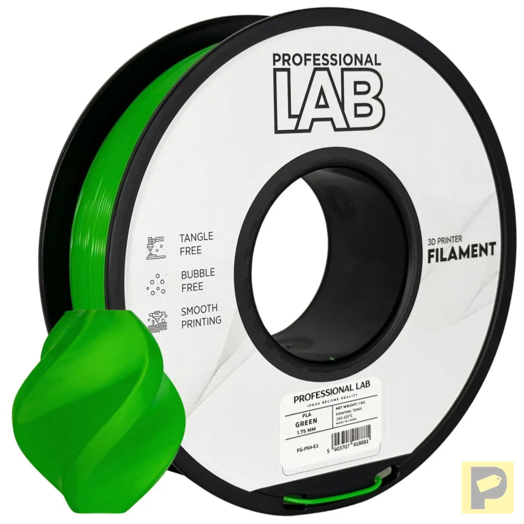 PLA is a basic and user-friendly filament, perfect for beginners. It prints easily, has good layer adhesion, and low warping.