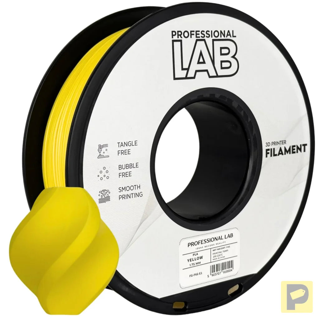 PLA is a basic and user-friendly filament, perfect for beginners. It prints easily, has good layer adhesion, and low warping.