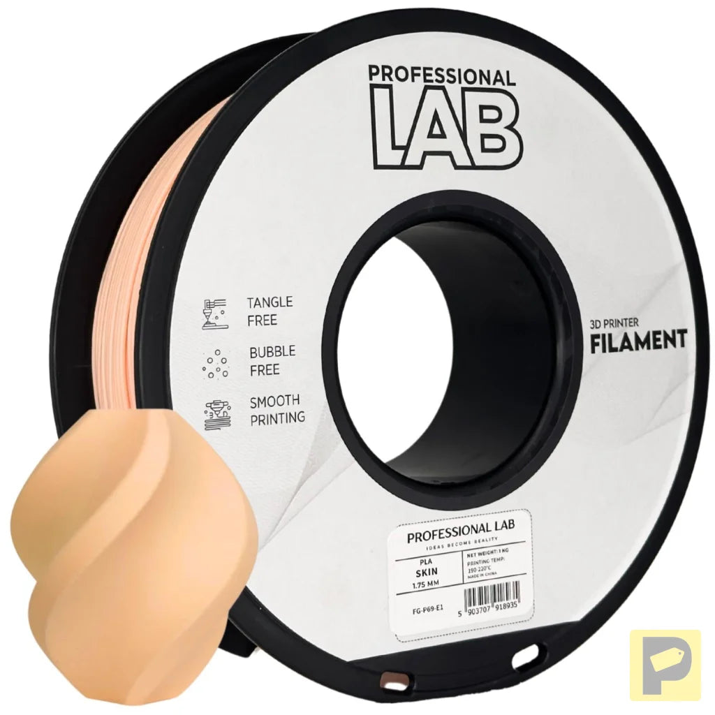PLA is a basic and user-friendly filament, perfect for beginners. It prints easily, has good layer adhesion, and low warping.