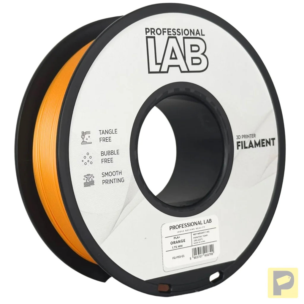 PLA+ is an enhanced version of standard PLA – more durable, less brittle, and more resistant to cracking while still maintaining easy printability.