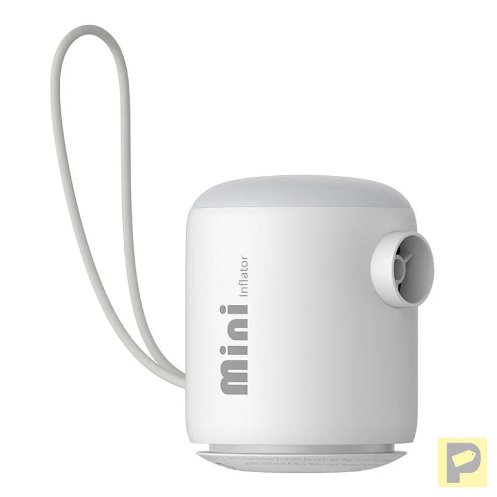 Portable Air Pump Baseus PocketGo (White)