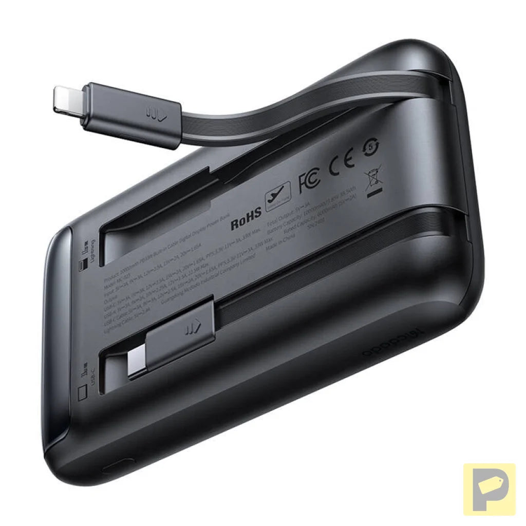 Power Bank Mcdodo MC-0231 Digital Dis 10000mAh, 33W (black)
