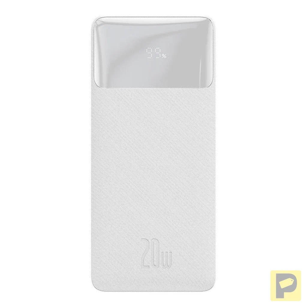 Powerbank Baseus Bipow 10000mAh, 20W (white)