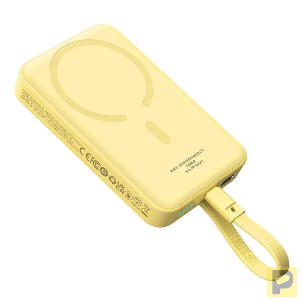 Powerbank Baseus Magnetic Mini 10000mAh 30W MagSafe (yellow)