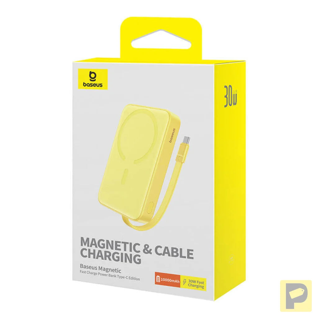 Powerbank Baseus Magnetic Mini 10000mAh 30W MagSafe (yellow)