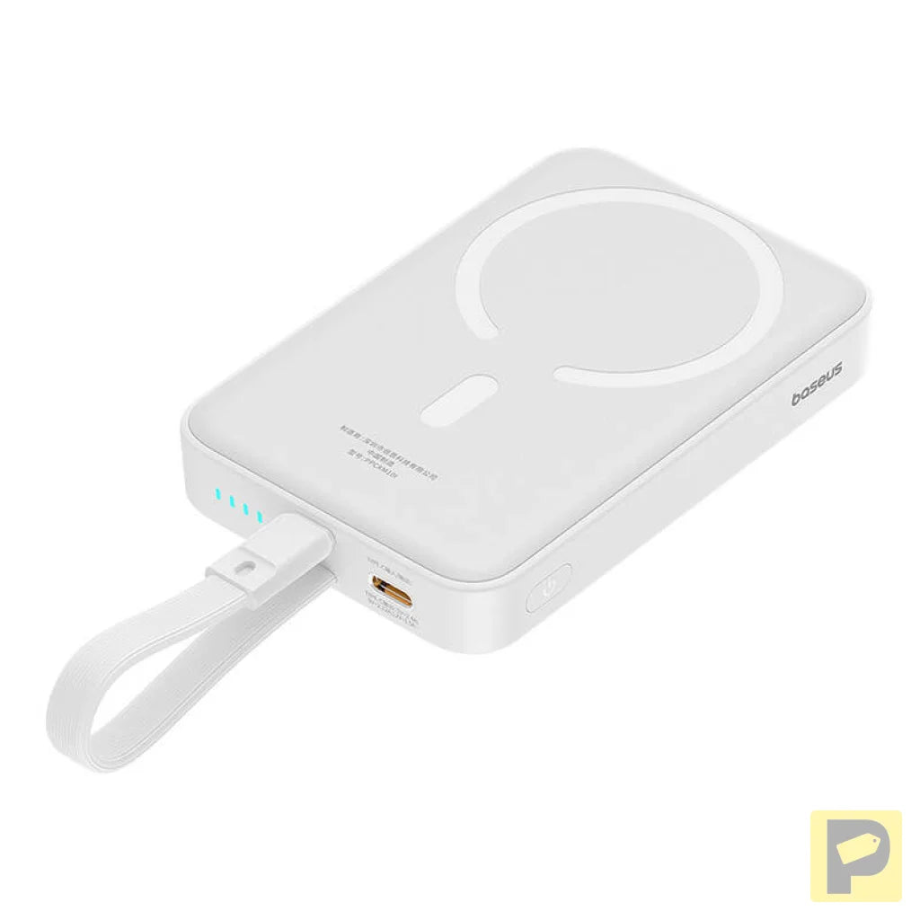 Powerbank Baseus Magnetic Mini 10000mAh, Lightning 20W MagSafe (white)