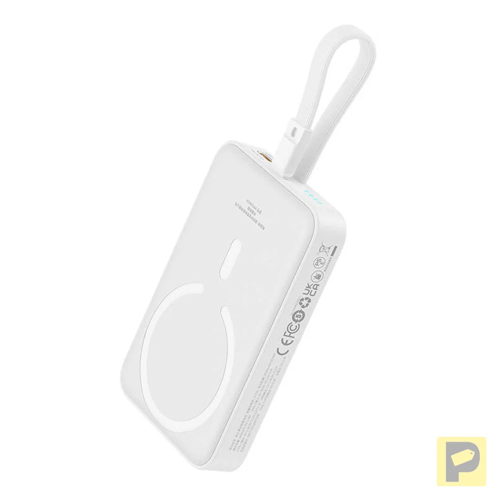 Powerbank Baseus Magnetic Mini 10000mAh, Lightning 20W MagSafe (white)