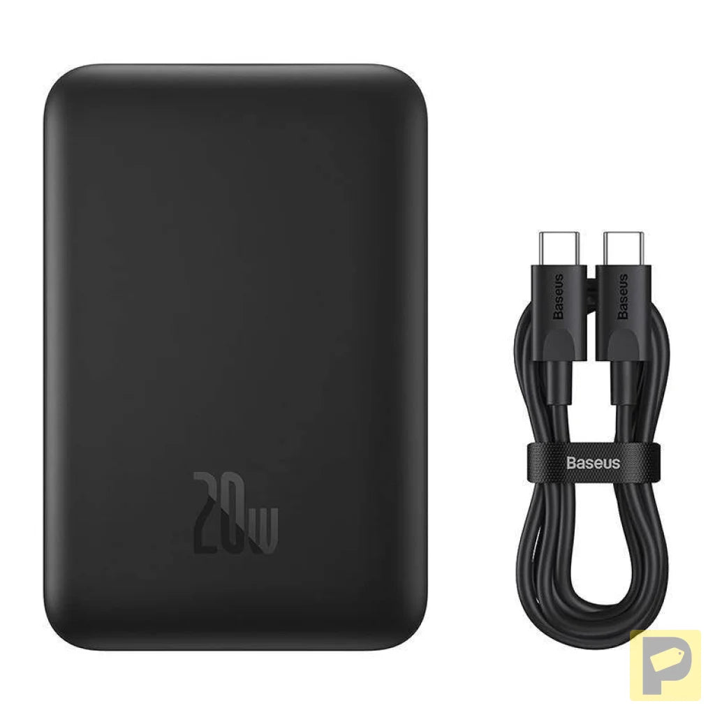 Powerbank Baseus Magnetic Mini 10000mAh, USB-C 20W MagSafe (black)