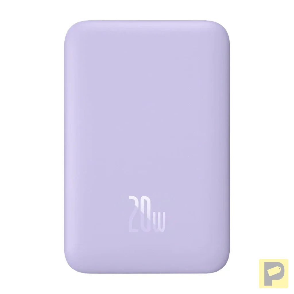Powerbank Baseus Magnetic Mini 10000mAh, USB-C 20W MagSafe (purple)