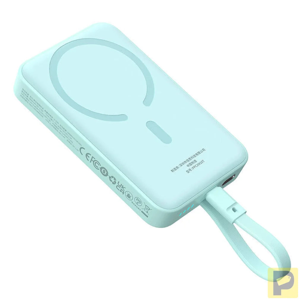 Powerbank Baseus Magnetic Mini 10000mAh, USB-C 30W MagSafe (blue)