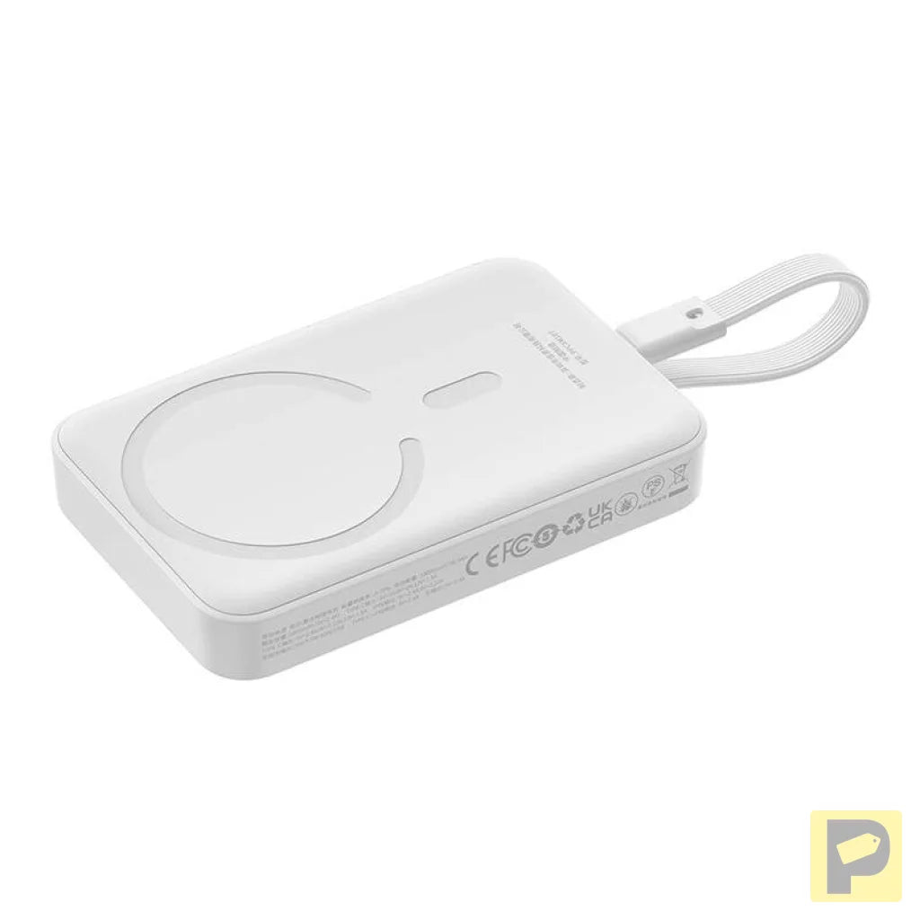Powerbank Baseus Magnetic Mini 10000mAh, USB-C 30W MagSafe (white)